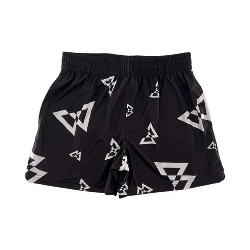 Beastmode Canvas Print Shorts (Black/White)