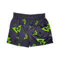 Beastmode Canvas Print Shorts (Navy/Green)
