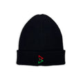 Beastmode B Logo Rib Cuffed Beanie (Black/Red/Green)