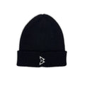 Beastmode B Logo Rib Cuffed Beanie (Black/White)