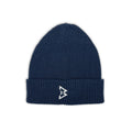 Beastmode B Logo Rib Cuffed Beanie (Navy/White)