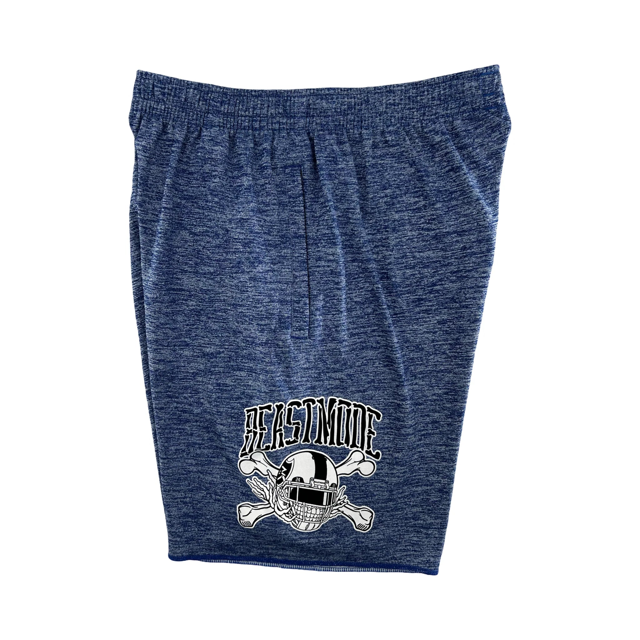 Beastmode Skeleton Sweat Short (Royal Heather)