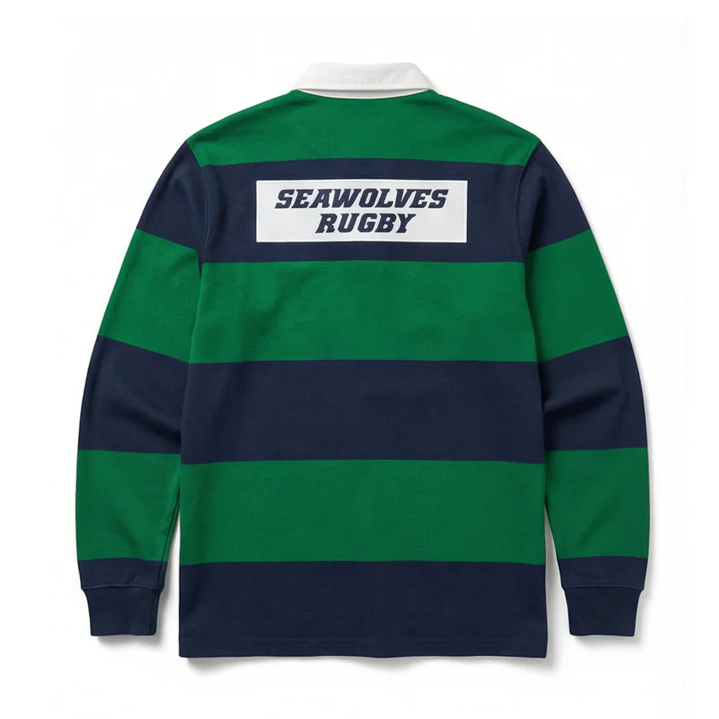 Beastmode x Seawolves Striped Rugby Shirt