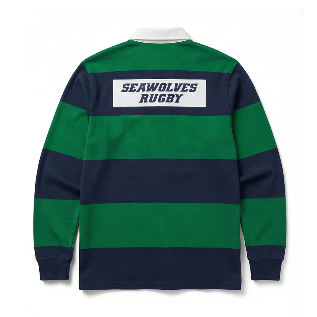Beastmode x Seawolves Striped Rugby Shirt