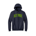 Collegiate PUFF Hoodie (Navy/Green)