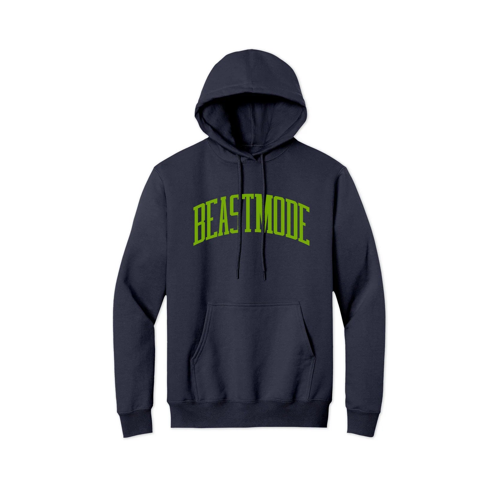 Collegiate PUFF Hoodie (Navy/Green)