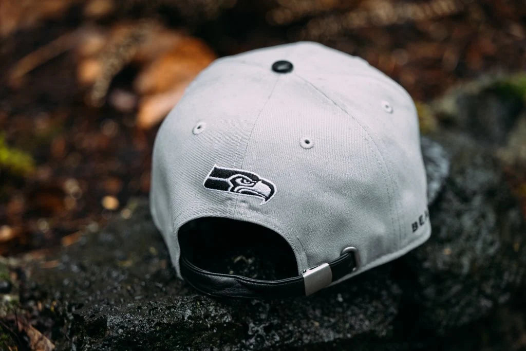 Beastmode Oakland Seahawks NFL New Era 9FIFTY Snapback Hat (Faux Leather Brim & Backstrap)
