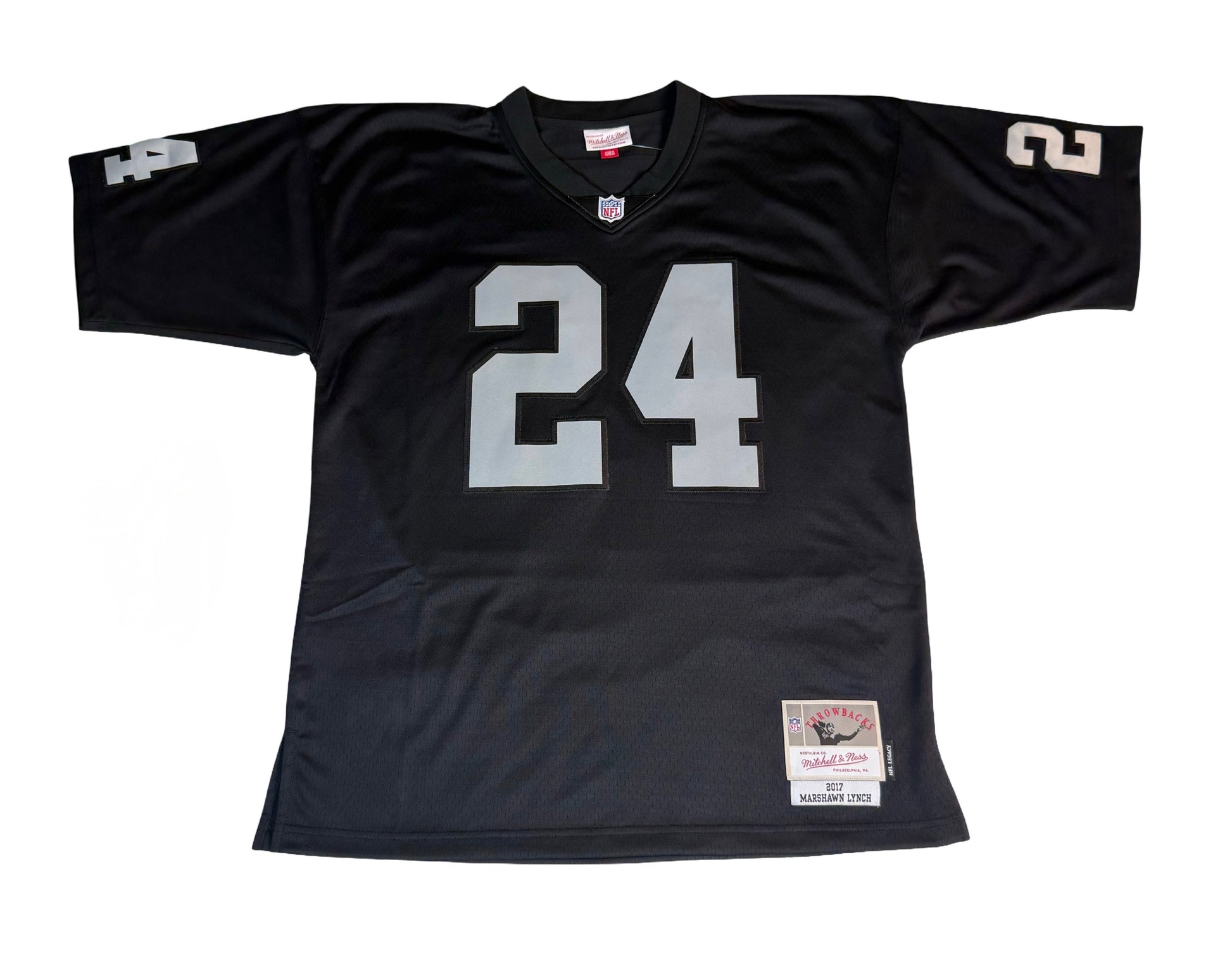 Mitchell & Ness Marshawn Lynch Oakland Raiders 2017 Legacy Player Jersey (Autographed)