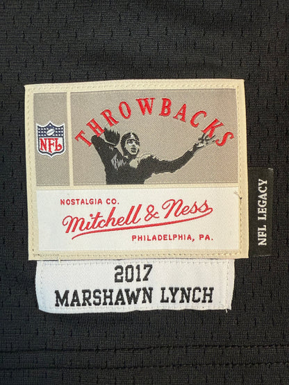 Mitchell & Ness Marshawn Lynch Oakland Raiders 2017 Legacy Player Jersey (Autographed)