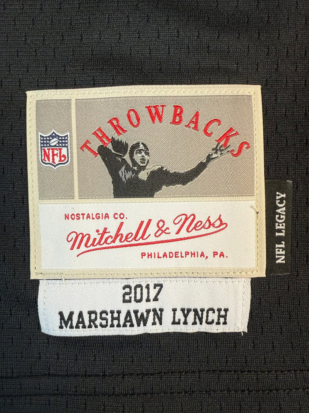 Mitchell & Ness Marshawn Lynch Oakland Raiders 2017 Legacy Player Jersey
