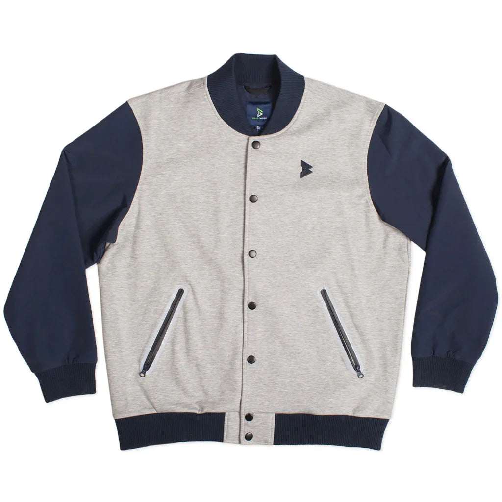 Technical Bomber (Grey Heather/Navy)